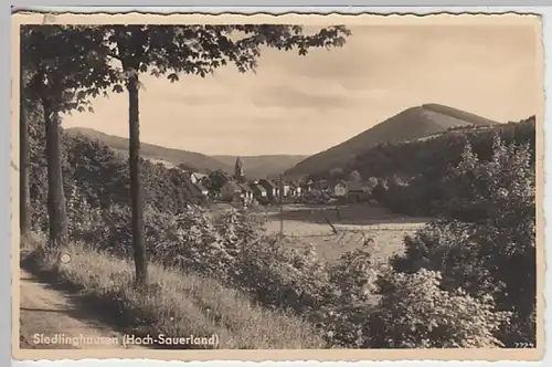 (18859) Foto AK Siedlinghausen, Panorama 1938