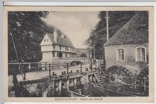 (16250) AK Burgsteinfurt, Partie am Schloss, Feldpost 1915
