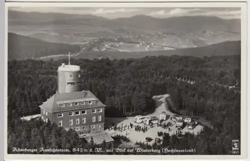 (13552) Foto AK Kahler Asten, Aussichtsturm, Winterberg 1938