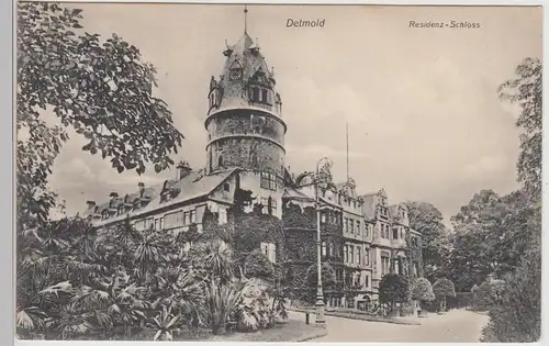 (115799) AK Detmold, Residenzschloss 1909