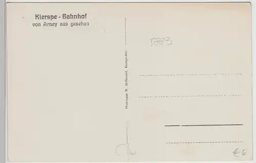 (115685) AK Kierspe, Blick von Arney 1910er