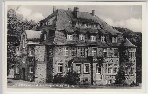 (115339) AK Nottuln, Jugendherberge in den Baumbergen 1930/40er