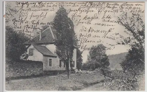 (115222) AK Ratingen, Angertal, Auermühle 1909