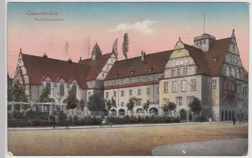 (114618) AK Gelsenkirchen, Realgymnasium 1928