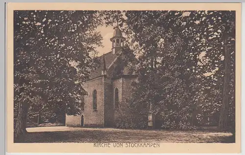 (114438) AK Kirche Stockkämpen, Hörste, Halle, Westf., vor 1945