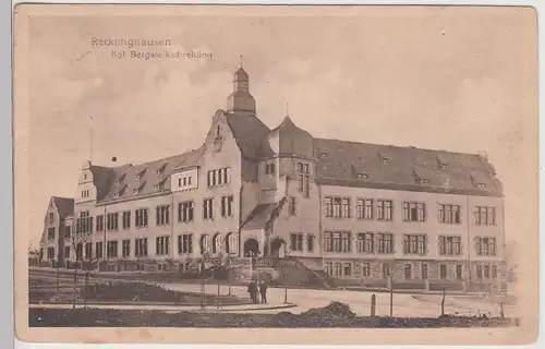 (113428) AK Recklinghausen, Bergwerksdirektion, bis 1919