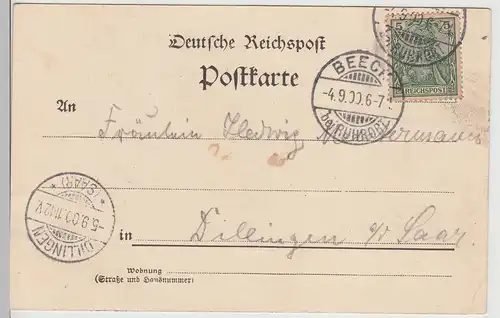 (112883) AK Gruss aus Cleve, Kleve, Hotel Robbers 1900