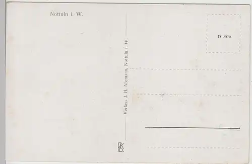 (112831) AK Nottuln, Luftbild 1940er