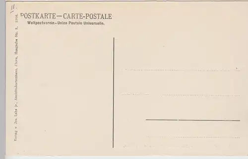 (110948) AK Cleve, Kleve, Amphitheater u. Stahlbrunnen, 1906