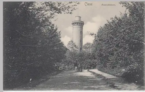 (110940) AK Cleve, Kleve, Aussichtsturm, 1906