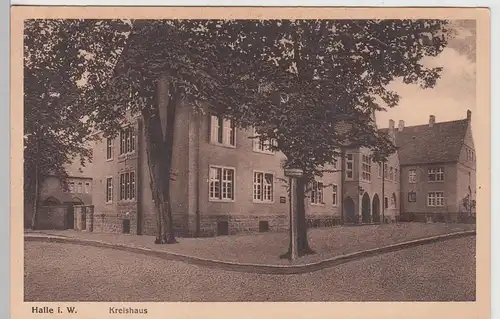 (110843) AK Halle i.W., Kreishaus, vor 1945