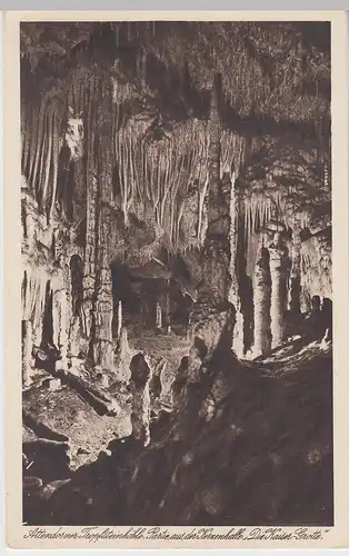 (110338) AK Attendorner Tropfsteinhöhle, Kaiser Grotte, vor 1945
