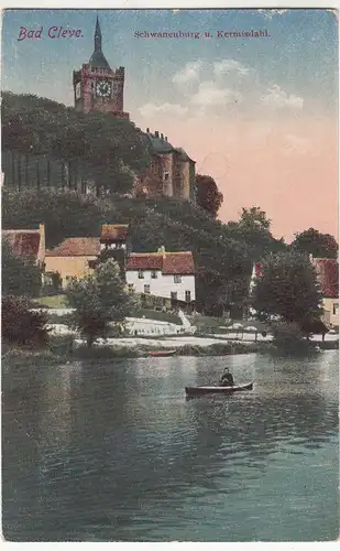 (109745) AK Kleve, Schwanenburg, Kermisdahl, um 1920