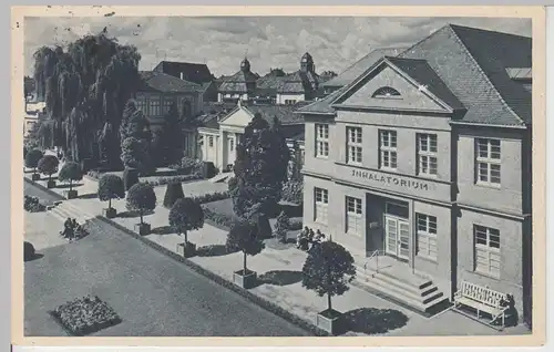 (109274) AK Bad Salzuflen, Inhalatorium, Badehäuser 1944