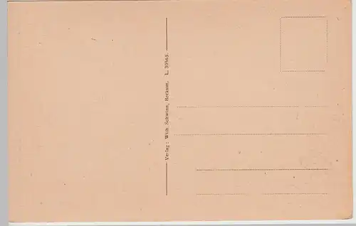 (108879) AK Beckum, Nordstraße, Geschäft Wilhelm Schwinn, vor 1945