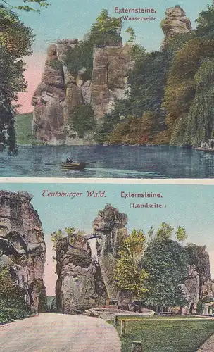 (108144) AK Externsteine im Teutoburger Wald, Mehrbild 1910/20er