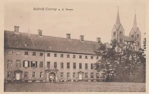 (107803) AK Schloss Corvey, Höxter, vor 1945