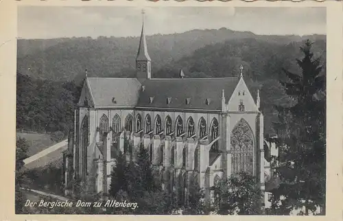 (107799) AK Bergischer Dom Altenberg, Odenthal, Feldpost 1940