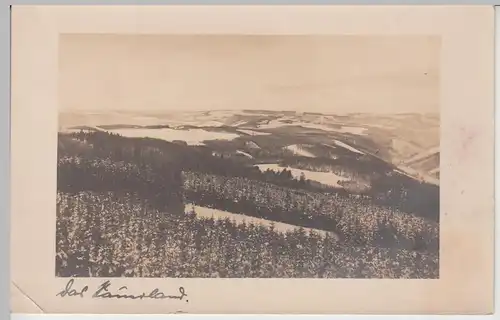 (106356) Foto AK Partie im Sauerland, Privatfoto-AK 1927