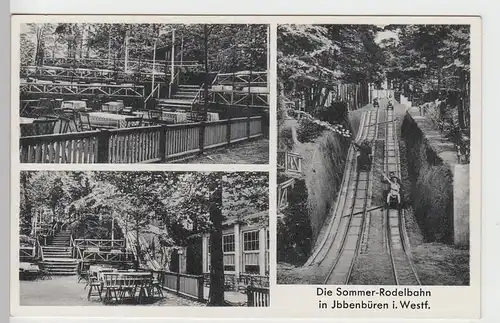 (106343) AK Ibbenbüren, Sommer-Rodelbahn, vor 1945
