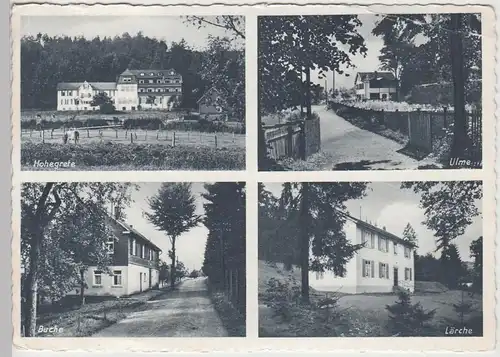 (106140) AK Au a.d. Sieg, Erholungsheim Hohegrete 1952