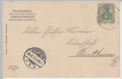 (105591) AK Burgsteinfurt, Schloss, 1905