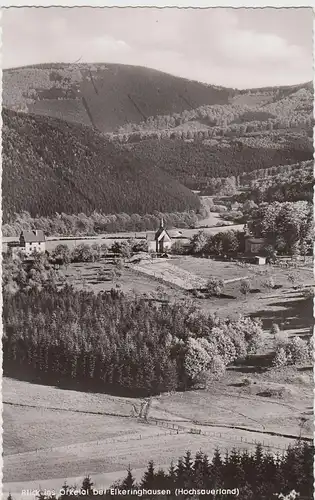 (104963) Foto AK Blick ins Orketal bei Elkeringhausen, 1950er
