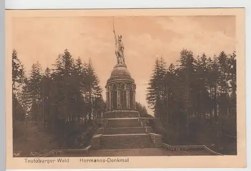 (104345) AK Hiddesen, Hermannsdenkmal, 1923