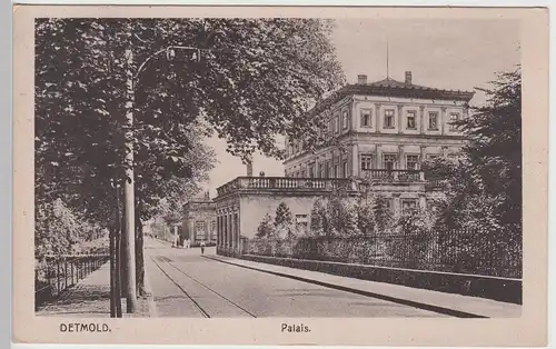 (100845) AK Detmold, Palais, vor 1945