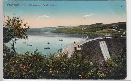 (100839) AK Glörtalsperre bei Dahlerbrück, Volmetal, 1912