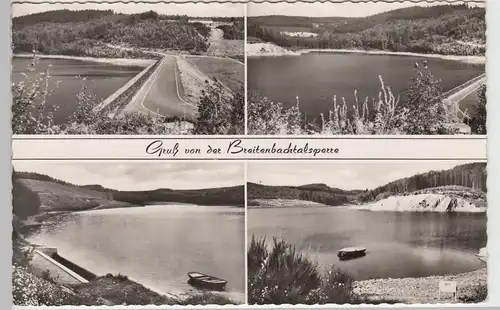 (100821) Foto AK Breitenbachtalsperre (Hilchenbach), Mehrbildkarte nach 1945