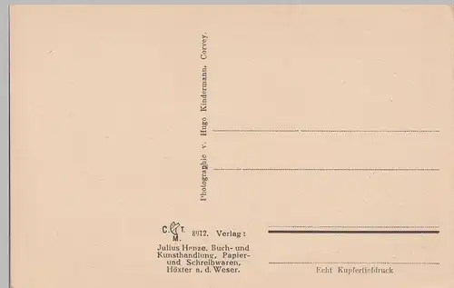 (100774) AK Corvey bei Höxter, Teehaus im Park, vor 1945