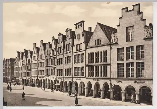 (86677) Foto AK Münster i.W., Prinzipalmarkt nach 1945