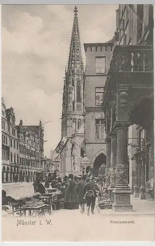 (72817) AK Münster i.W., Prinzipalmarkt, bis 1905