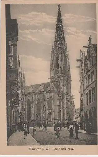 (69949) AK Münster, Westfalen, Lambertikirche, bis 1926