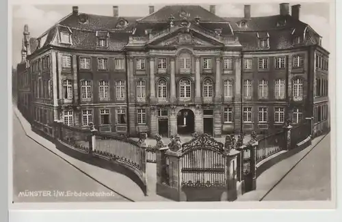 (68000) Foto AK Münster i.W., Erbdrostenhof, vor 1945