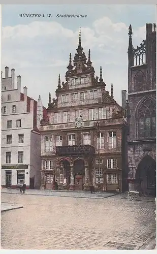 (50688) AK Münster i.W., Stadtweinhaus, vor 1945