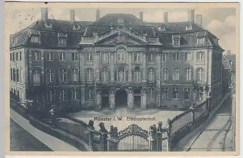 (30723) AK Münster i.W., Erbdrostenhof, 1927