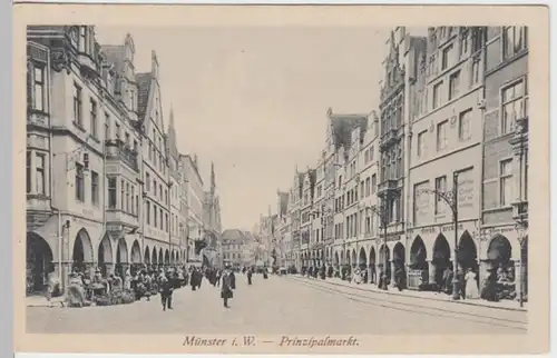 (16559) AK Münster, Prinzipalmarkt 1921