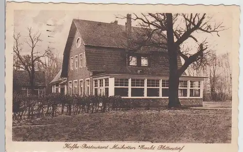 (109794) AK Cafe Restaurant Maikotten Ewald Plettendorf, Münster 1931