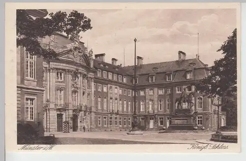 (104131) AK Münster i.W., Königl. Schloss, 1920er