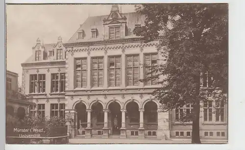 (104118) Foto AK Münster i.W., Universität, 1920er