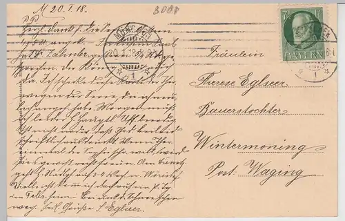 (95113) AK München, Kgl. Universität, Auditorium Maximum 1918