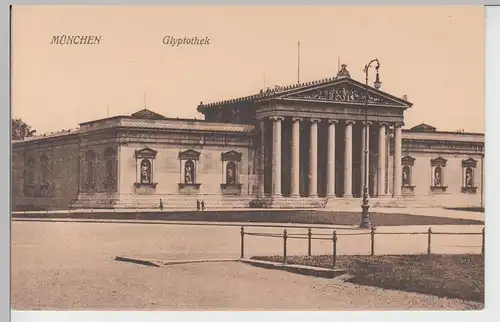 (91396) AK München, Glyptothek, vor 1945