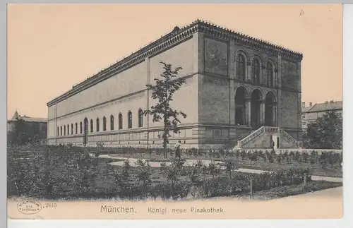 (84556) AK München, Neue Pinakothek, vor 1945