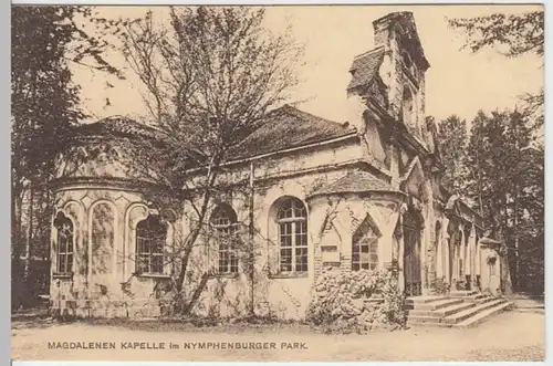 (8132) AK München, Park Nymphenburg, Magdalenenkapelle, vor 1945