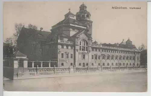 (79648) AK München, Volksbad, 1909