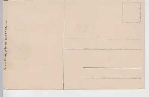 (68550) AK München, Blick auf Isar und Maximilianskirche, 1922