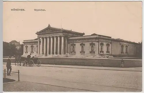 (65817) AK München, Glyptothek, vor 1945