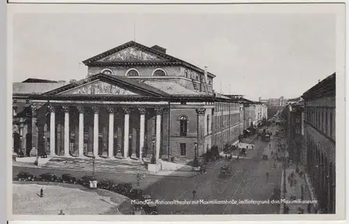 (6104) AK München, Nationaltheater, Maximilianstr., vor 1945